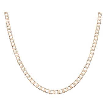 9ct Yellow Gold Curb Chain 18"