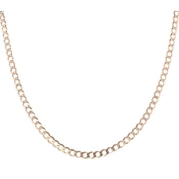 9ct Yellow Gold Curb Chain 18"