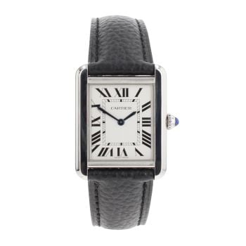 Cartier Tank Solo Pre Owned Watch Ref 3170
