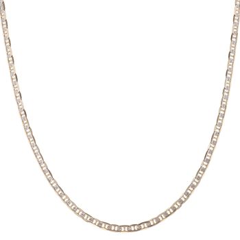 9ct Yellow Gold Diamond Cut Anchor Chain 18"