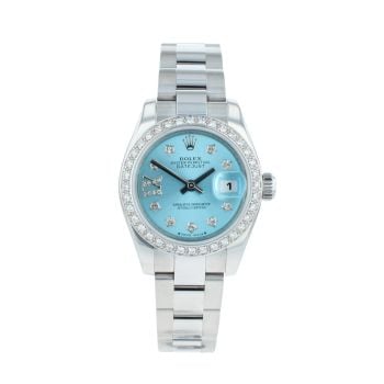 Rolex Custom Datejust Pre Owned Watch Ref 179160
