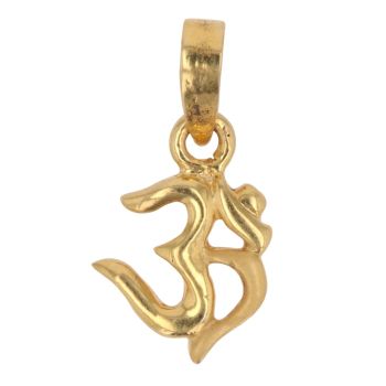 22ct Yellow Gold Om Pendant
