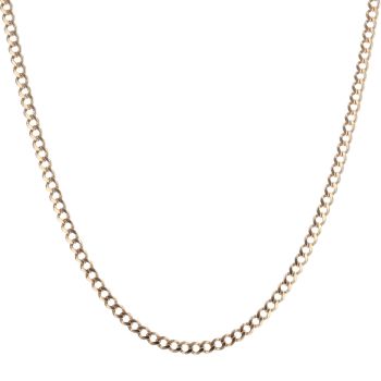 9ct Yellow Gold Curb Chain 24"