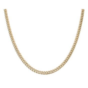 9ct Yellow Gold Curb Chain 24"