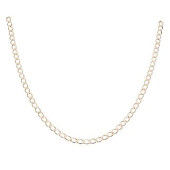 9ct Yellow Gold Curb Chain 20"