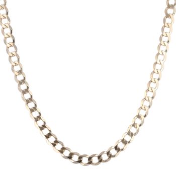 9ct Yellow Gold Curb Chain 20"