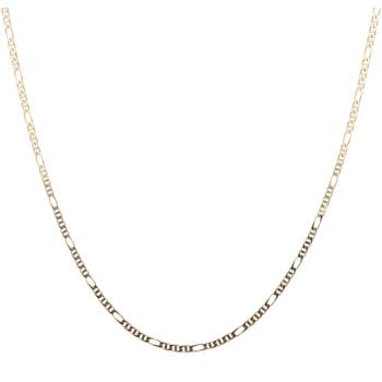 9ct Yellow Gold Figaro Chain 18"