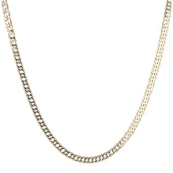 9ct Yellow Gold Double Curb Chain 20"