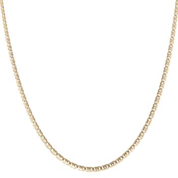 18ct Yellow Gold Fancy Chain 18"