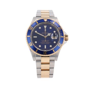 Rolex Submariner 'Bluesy' Pre Owned Watch Ref 16613
