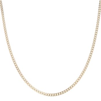 9ct Yellow Gold Curb Chain 18"