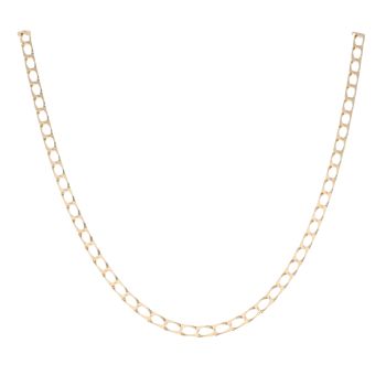 9ct Yellow Gold Curb Chain 18"