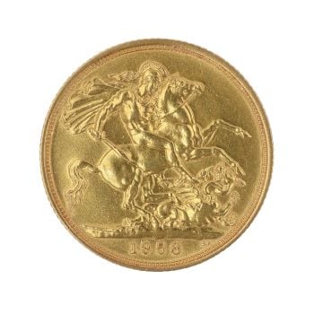 1958 Elizabeth II Full Sovereign Coin