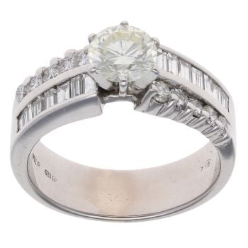 18ct White Gold 1.50ct Diamond Solitaire Ring