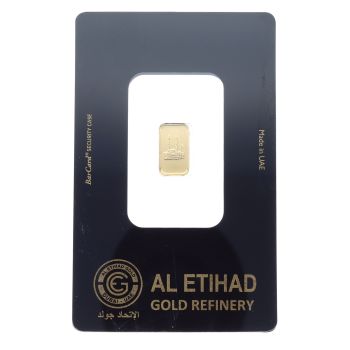 1g Al Etihad Ingot Sealed