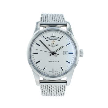 Breitling Transocean Day & Date Pre Owned Watch Ref A45310
