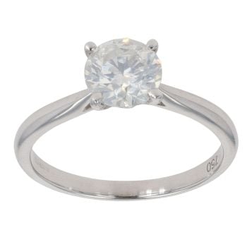 18ct White Gold 1.20ct Brilliant Cut Diamond Solitaire Ring