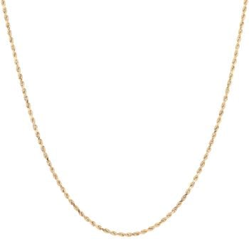 14ct Yellow Gold Rope Chain 24"