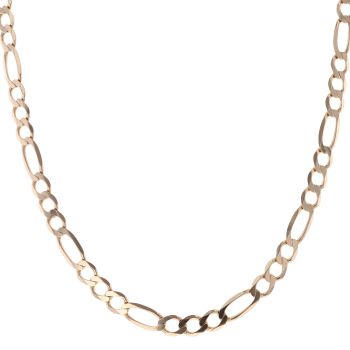 9ct Yellow Gold Figaro Chain 20"