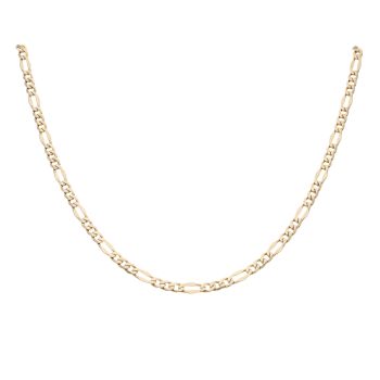9ct Yellow Gold Figaro Chain 20"