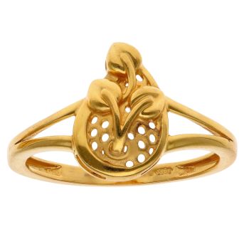 22ct Yellow Gold Daffodills Fancy Ring