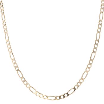 9ct Yellow Gold Figaro Chain 20"
