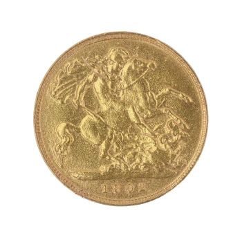 1902 Edward VII Half Sovereign Coin