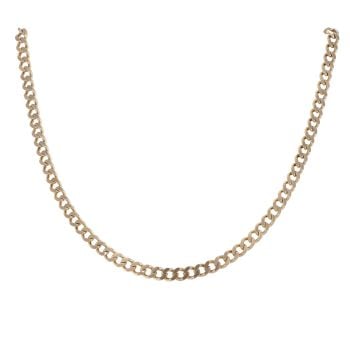 9ct Yellow Gold Curb Chain 24"