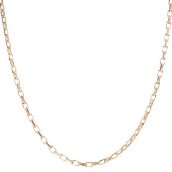 9ct Yellow Gold Rectangle Belcher Chain 24"