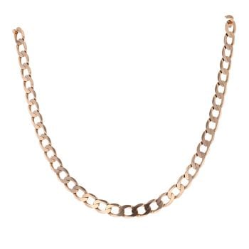 9ct Yellow Gold Curb Chain 20"