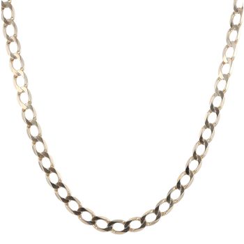 9ct Yellow Gold Curb Chain 22"