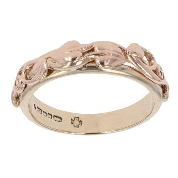9ct Yellow and Rose Gold Clogau Ring