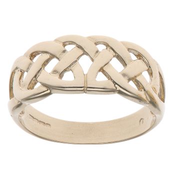 9ct Yellow Gold Celtic Openwork Ring
