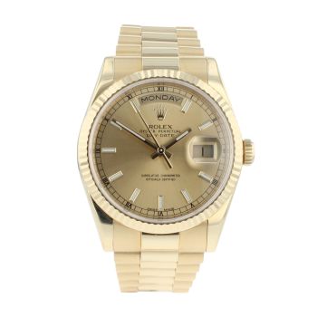 Rolex Day-Date Pre Owned Watch Ref 118238