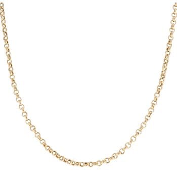 9ct Yellow Gold Belcher Chain 18"
