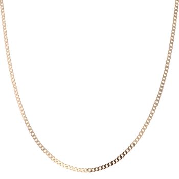 9ct Yellow Gold Curb Chain 22"