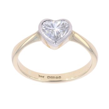 18ct Yellow Gold 1.00ct Diamond Solitaire Ring