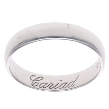 9ct White Gold Cariad Clogau Wedding Ring