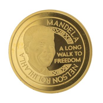 2010 1/2oz Nelson Mandela Peace Nobel Prize Norway Coin Boxed with Proof