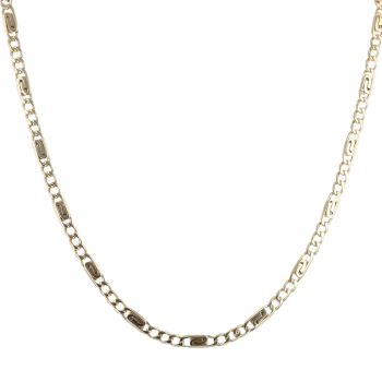 14ct Yellow Gold Fancy Chain 22"