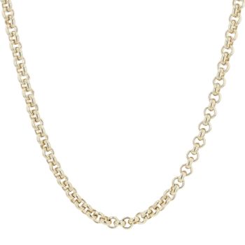 9ct Yellow Gold Belcher Chain 18"