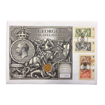 1912 George V Philatelist King First Day Australia Coin Boxed with Presentation Cover