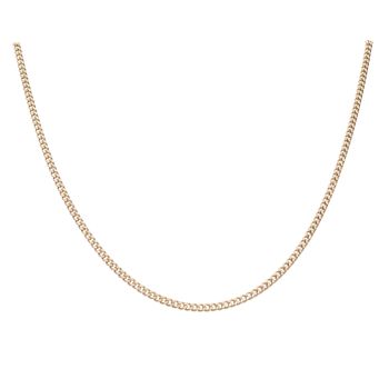 9ct Yellow Gold Curb Chain 20"