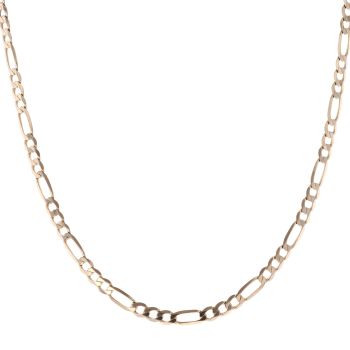 9ct Yellow Gold Figaro Chain 18"