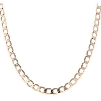 9ct Yellow Gold Curb Chain 20"