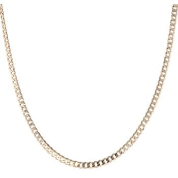 9ct Yellow Gold Curb Chain 18"