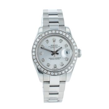 Rolex Custom Datejust Pre Owned Watch Ref 179160