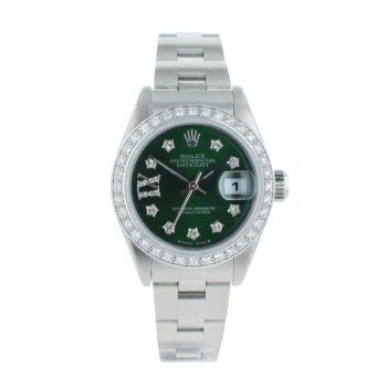 Rolex Custom Oyster Perpetual Date Pre Owned Watch Ref 79160