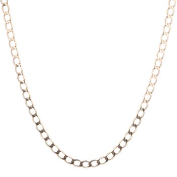 9ct Yellow Gold Curb Chain 24"
