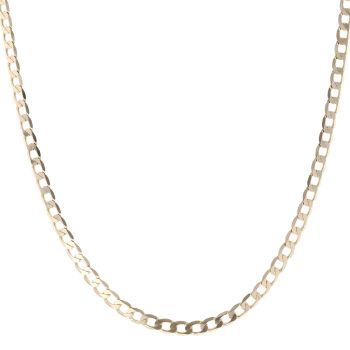 9ct Yellow Gold Curb Chain 20"